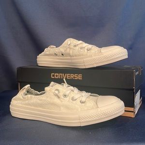 CONVERSE SNEAKERS- white low top